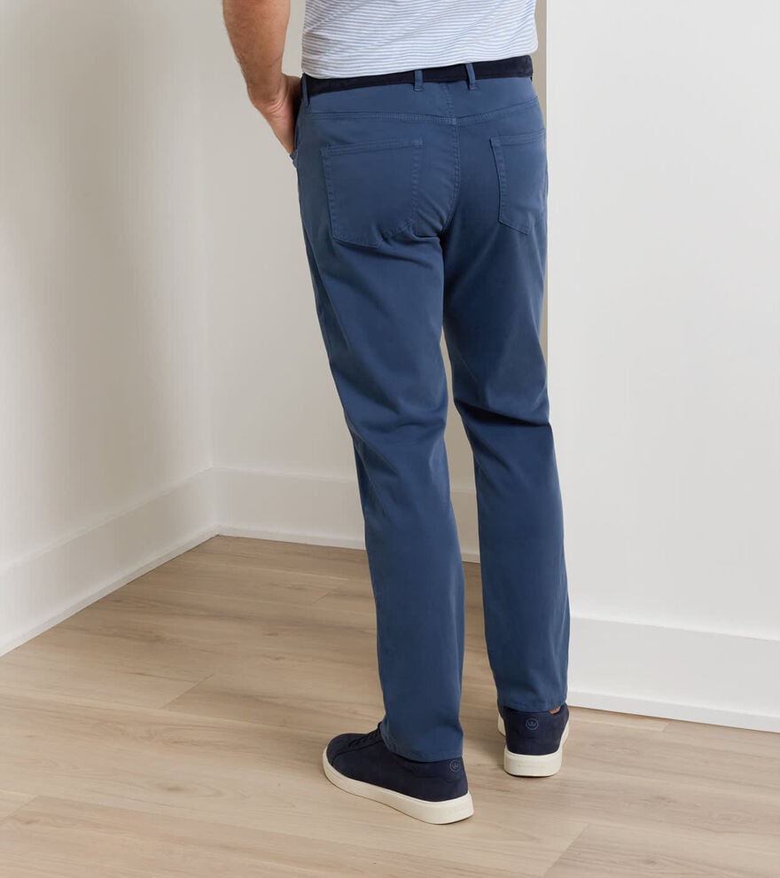 Signature Sateen Five-Pocket Pant image number 3