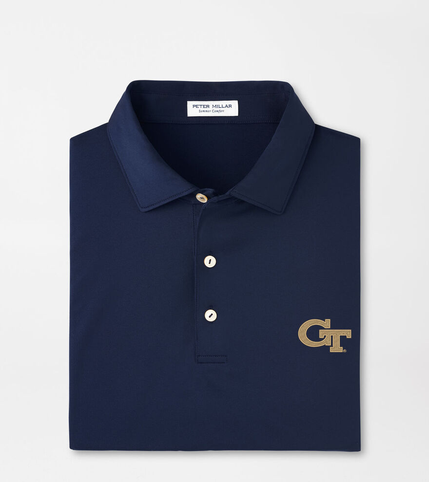 Georgia Tech Solid Performance Jersey Polo image number 1
