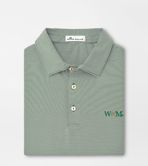 William & Mary Jubilee Stripe Performance Polo