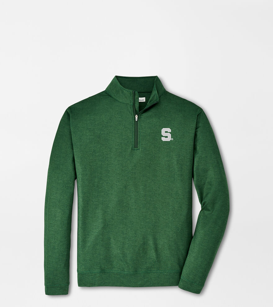 Michigan State Perth Stitch Performance Quarter-Zip image number 1