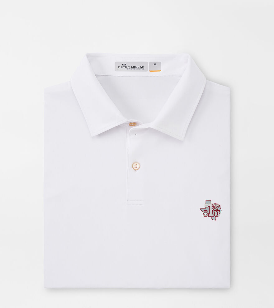 Texas Southern Featherweight Melange Polo image number 1
