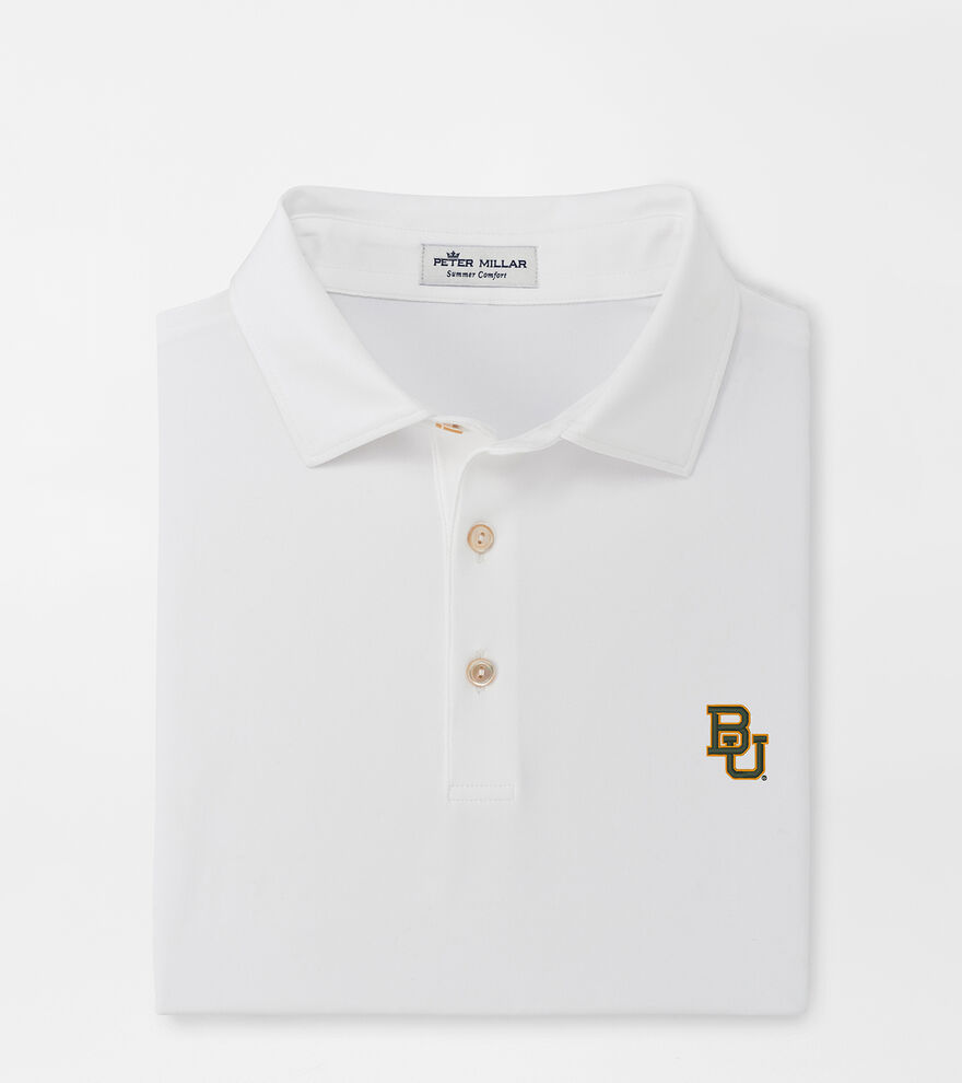 Baylor Solid Performance Jersey Polo image number 1