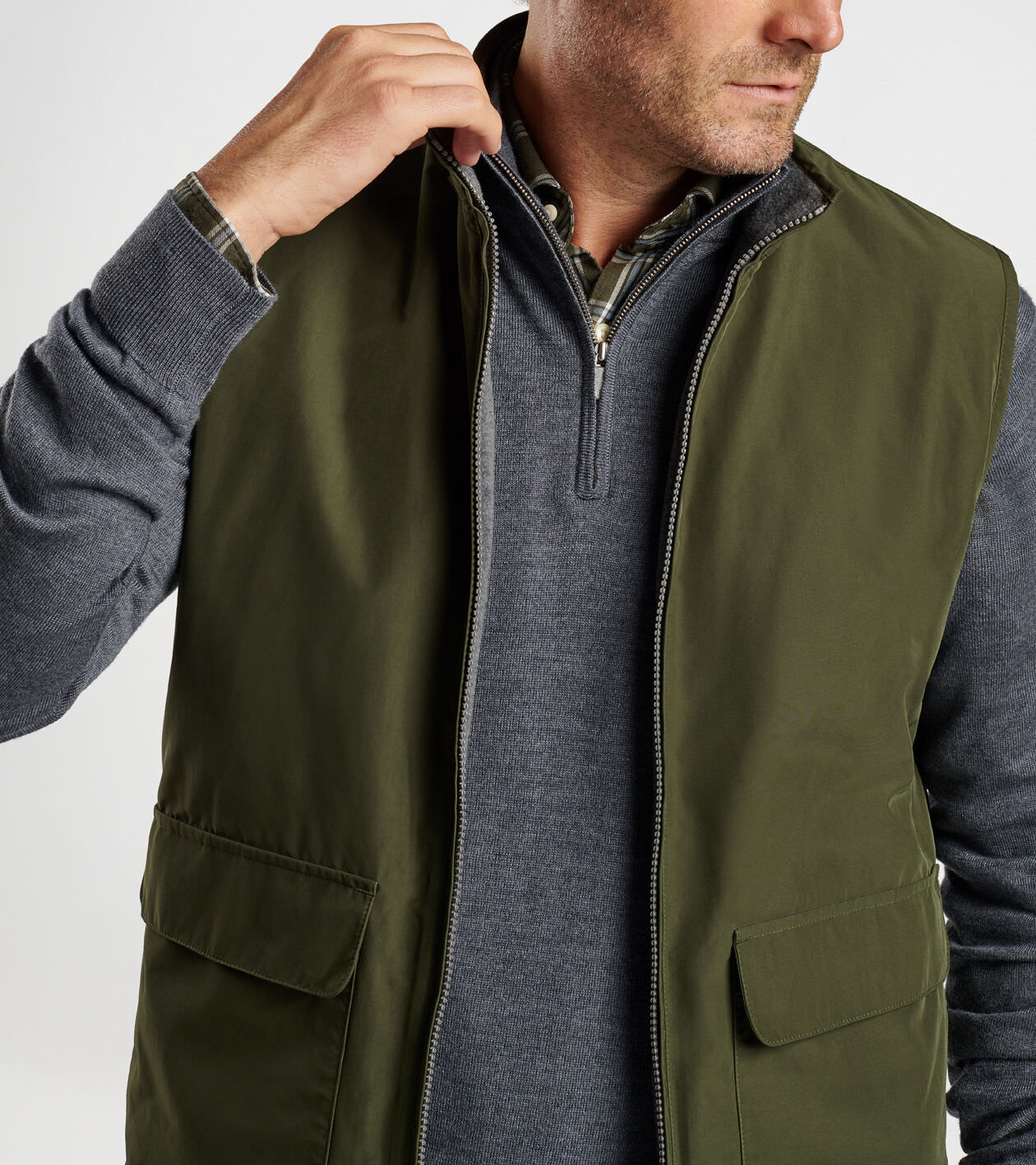 バイヤー厳選用品 Brentwood Millar Peter | Vests Men's | Vest Fleece Reversible トップス