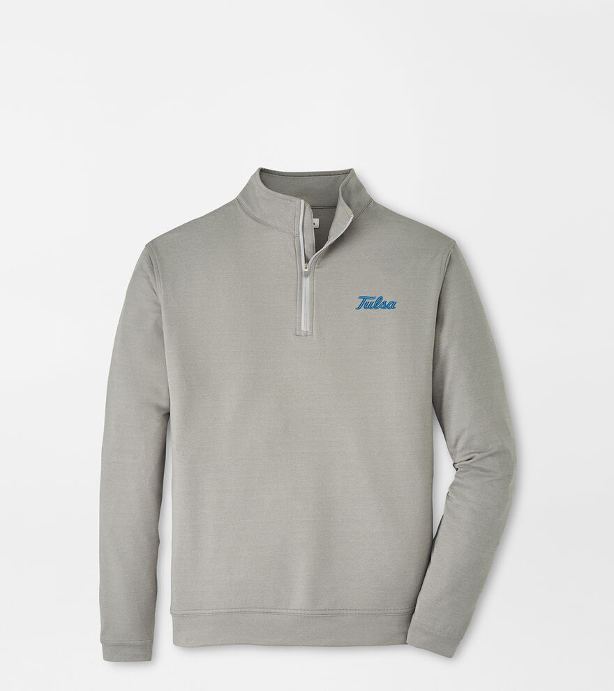 Tulsa Perth Mélange Performance Quarter-Zip image number 1