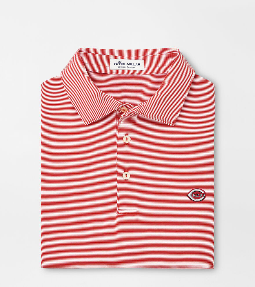 Cincinnati Reds Jubilee Stripe Performance Polo image number 1