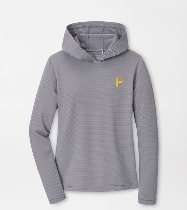 Pittsburgh Pirates Women's Pine Sugar Stripe Performance Hoodie