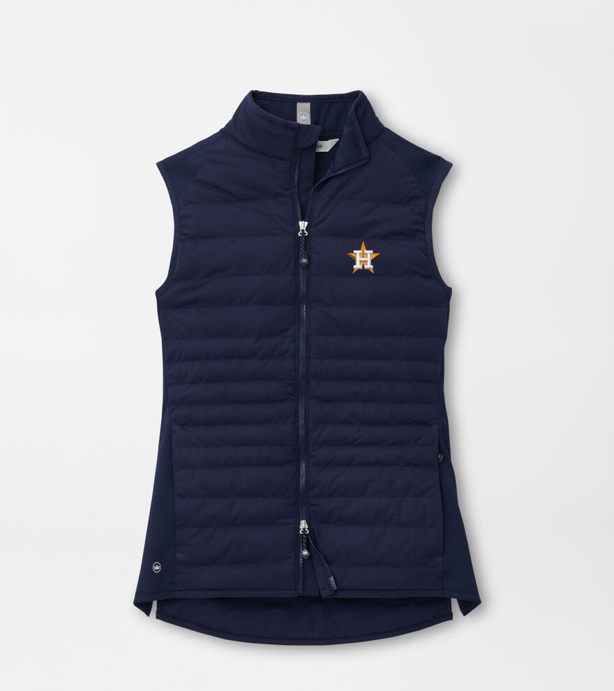 Houston Astros Women's Fuse Hybrid Vest image number 1