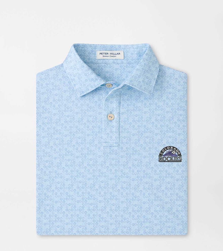 Cooperstown Colorado Rockies Bases Loaded Youth Performance Jersey Polo