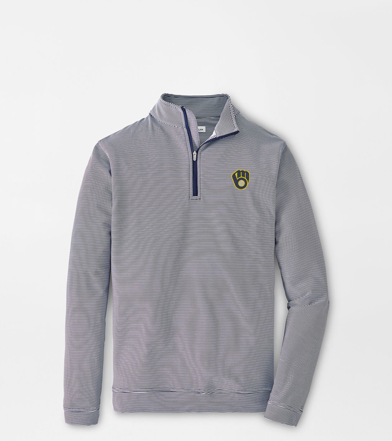 Milwaukee Brewers Perth Sugar Stripe Performance Quarter-Zip