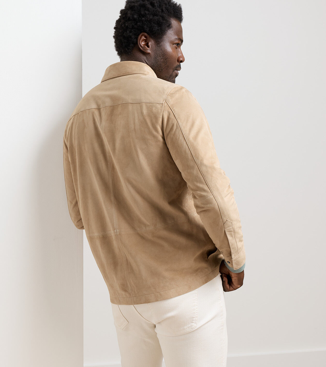 Featherweight Suede Shirt Jacket | Men's Jackets & Coats | Peter
