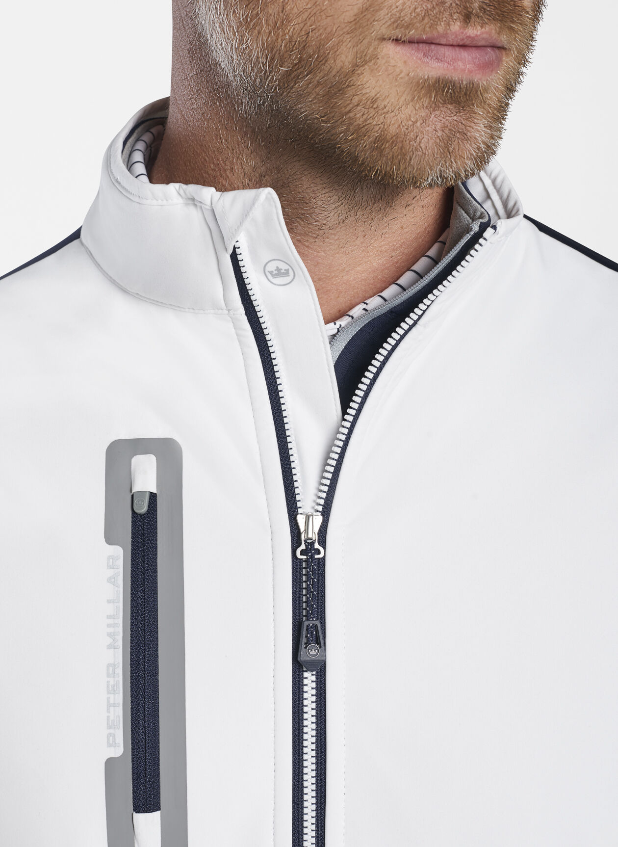 Colorblock Hyperlight Fuse Hybrid Vest | Men's Vests | Peter