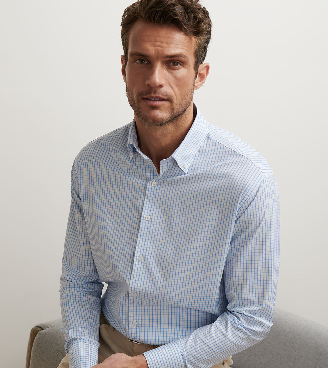 Hanford Performance Twill Sport Shirt | Men's Sport Shirts | Peter