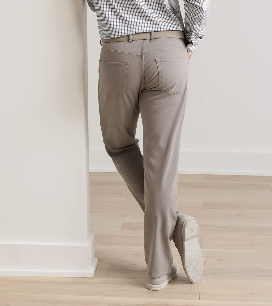 Signature Sateen Five-Pocket Pant image number 3