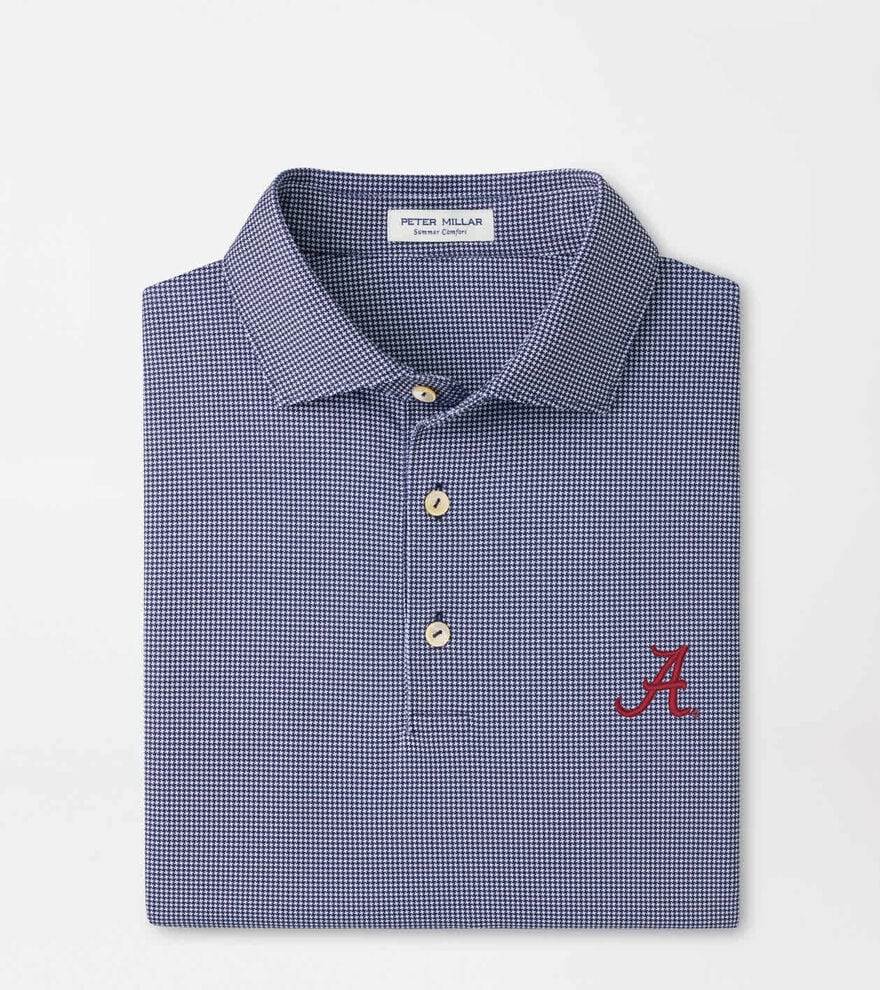 Alabama Border Performance Jersey Polo | Men's Collegiate Apparel | Peter Millar Alabama Border Performance Jersey Polo | Men's Collegiate Apparel | Peter Millar