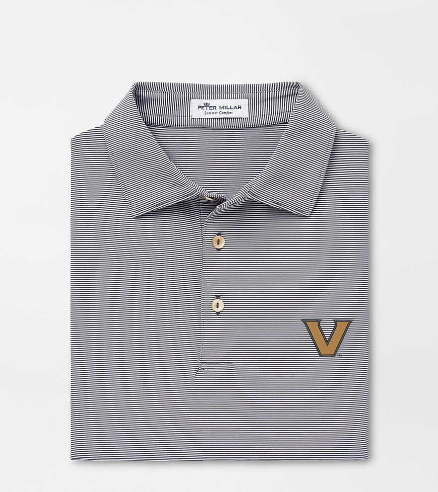 Vanderbilt Jubilee Stripe Performance Polo image number 1