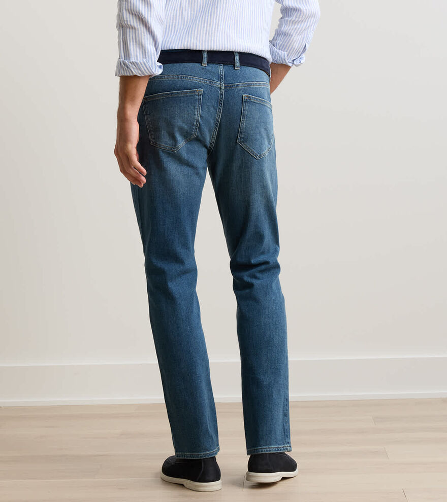 Vintage Washed Five-Pocket Denim image number 3