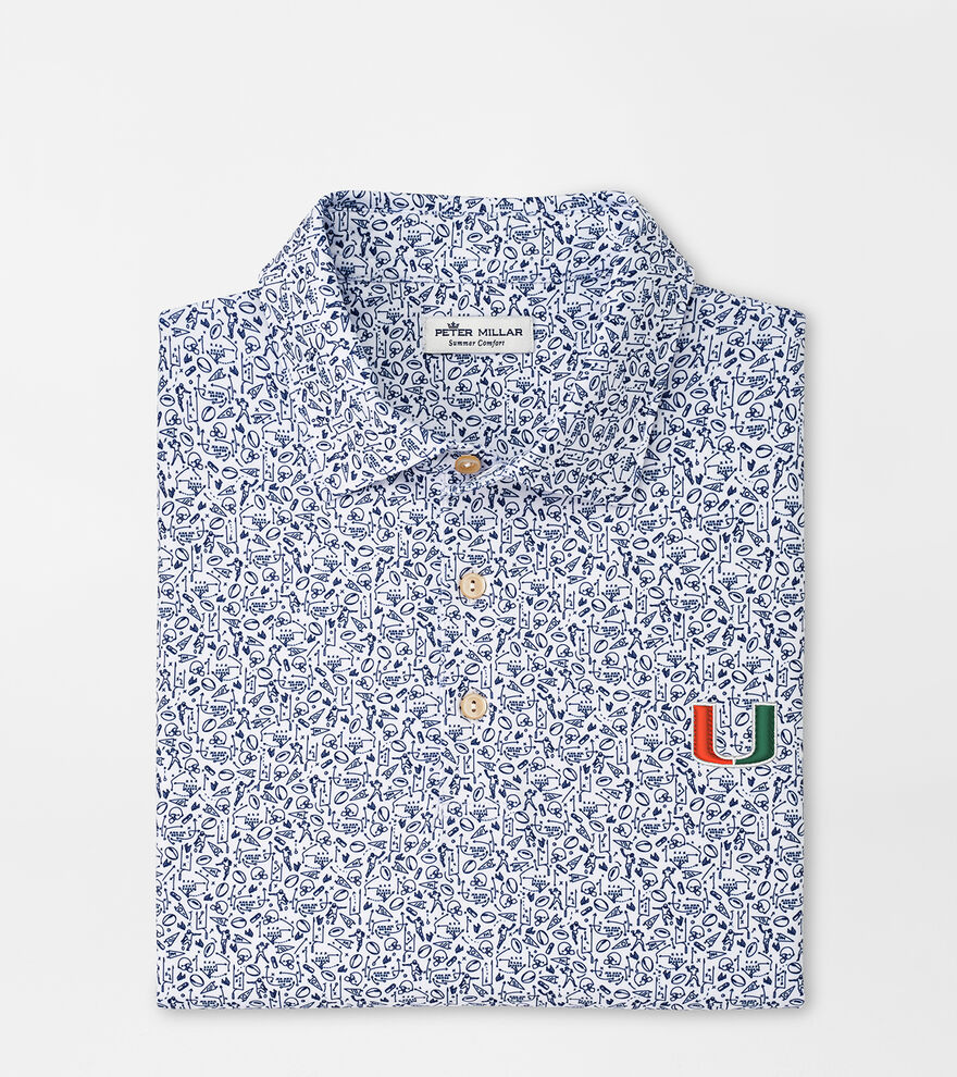 Miami Game Day Performance Jersey Polo image number 1