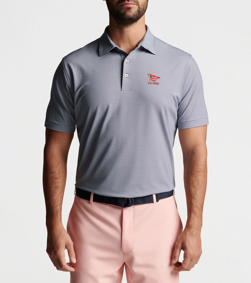 123rd U.S. Open Jubilee Stripe Performance Polo image number 3