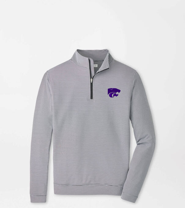 Kansas State Perth Sugar Stripe Performance Quarter-Zip