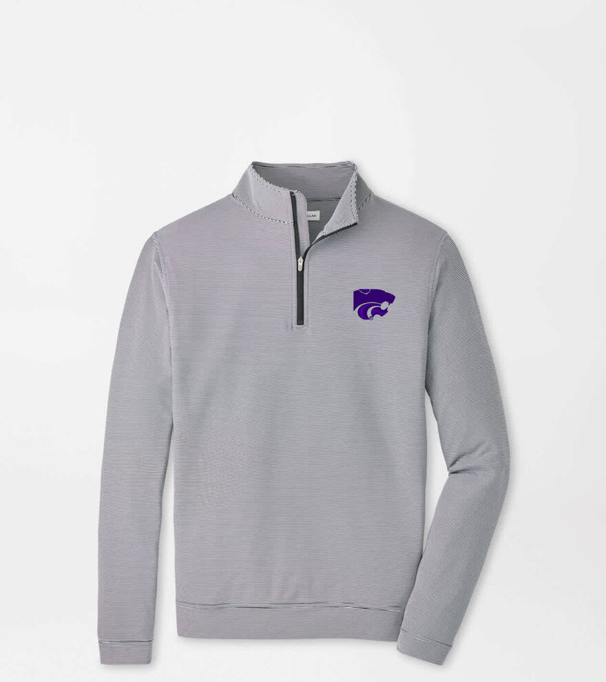 Kansas State Perth Sugar Stripe Performance Quarter-Zip