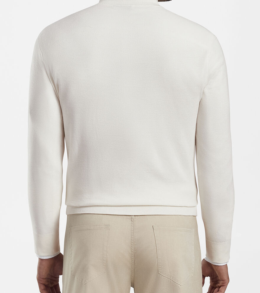 Crown Soft Honeycomb Quarter-Zip Sweater image number 3