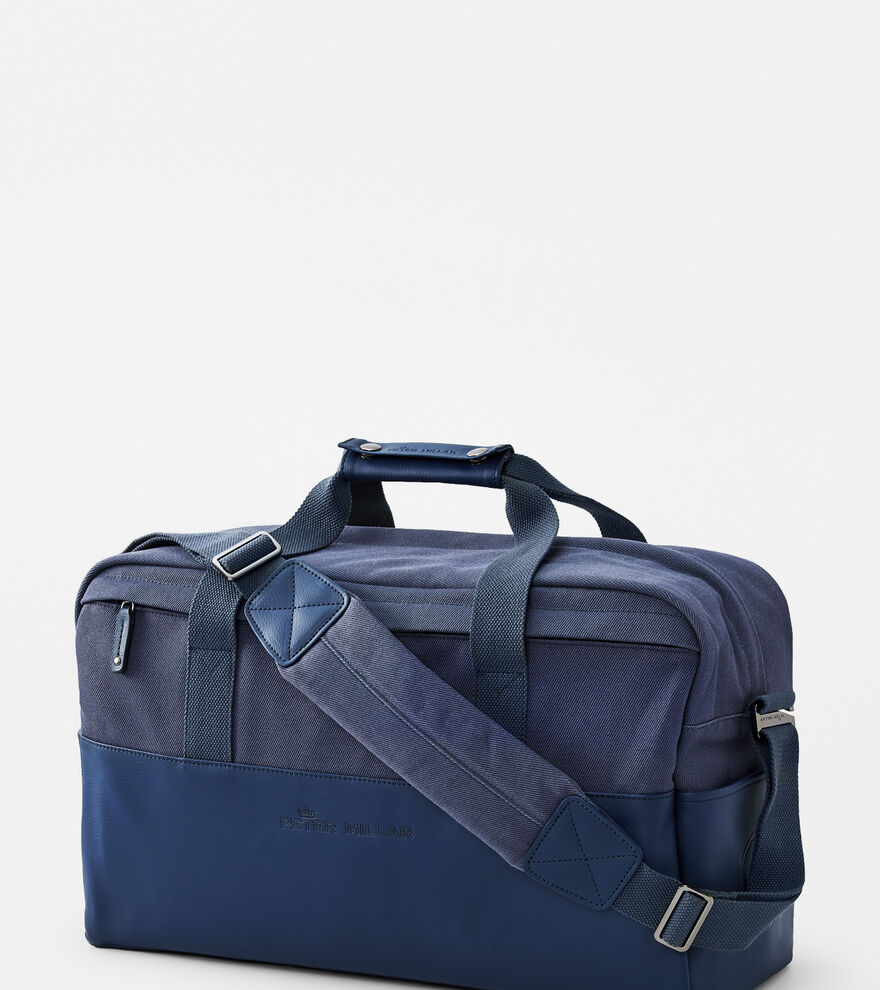 Peter Millar Light Grey Nylon Classic Duffle Bag