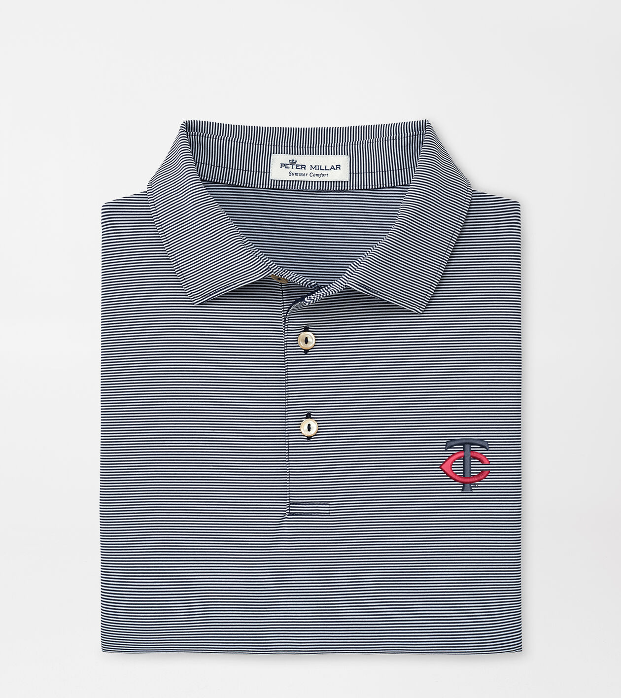 Minnesota Twins Jubilee Stripe Performance Polo Men s MLB Apparel Peter Millar