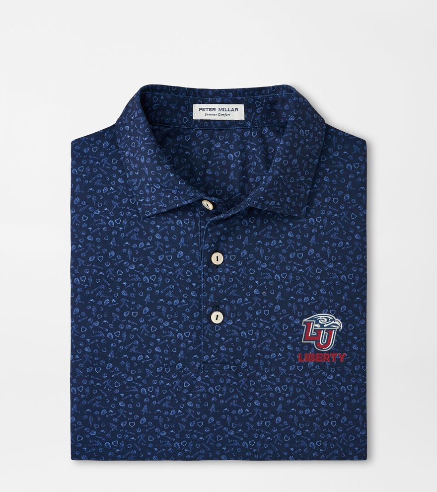 Liberty University Batter Up Performance Jersey Polo image number 1