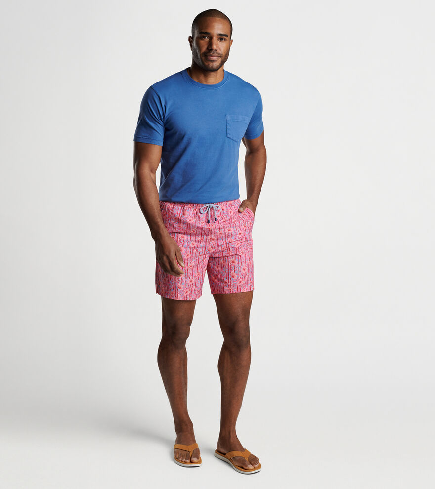 Shoots And Flowers Swim Trunk image number 2