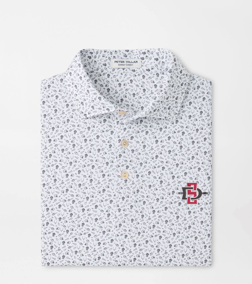 San Diego State Kick Off Performance Jersey Polo image number 1
