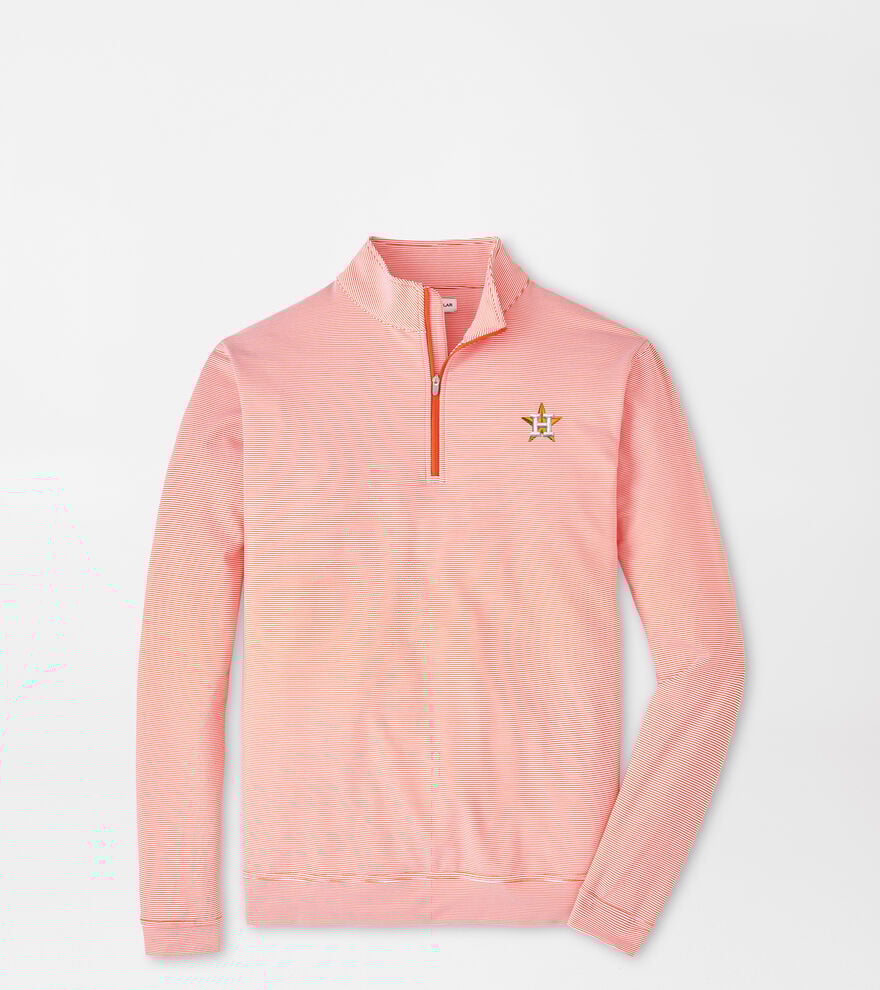 Houston Astros Perth Sugar Stripe Performance Quarter-Zip image number 1