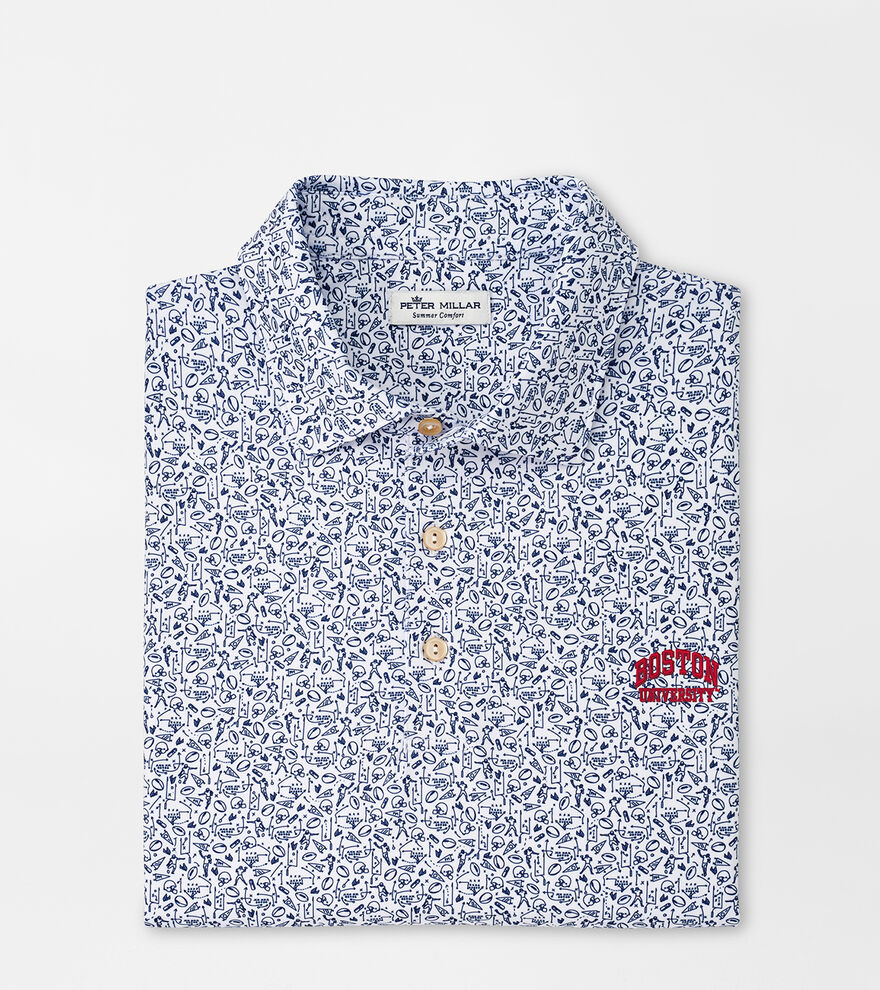 Boston University Game Day Performance Jersey Polo image number 1