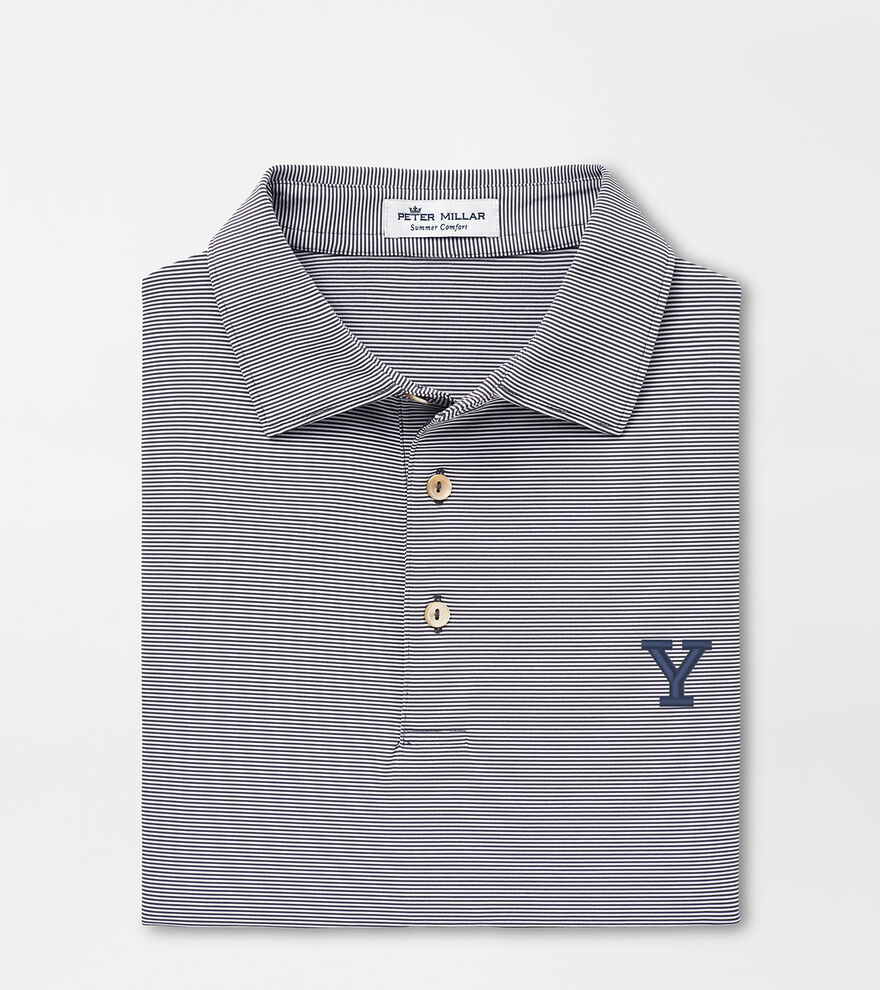 Yale "Y" Jubilee Stripe Performance Polo image number 1