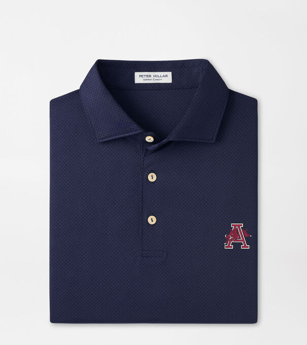 Arkansas Vault Hugo Performance Jersey Polo