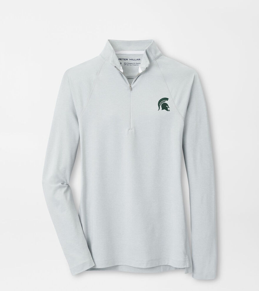 Michigan State Spartans Women's Mélange Raglan-Sleeve Perth Layer image number 1