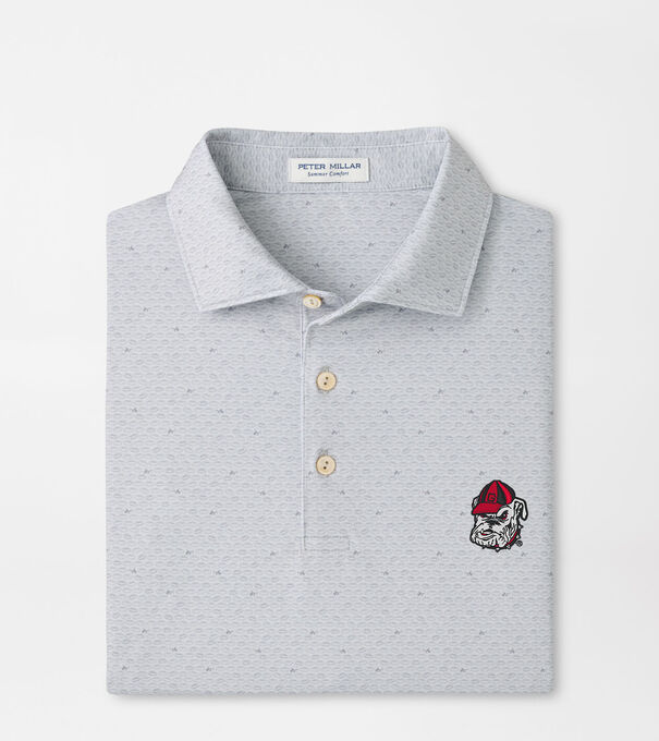 Georgia Bulldog On The Ball Performance Jersey Polo