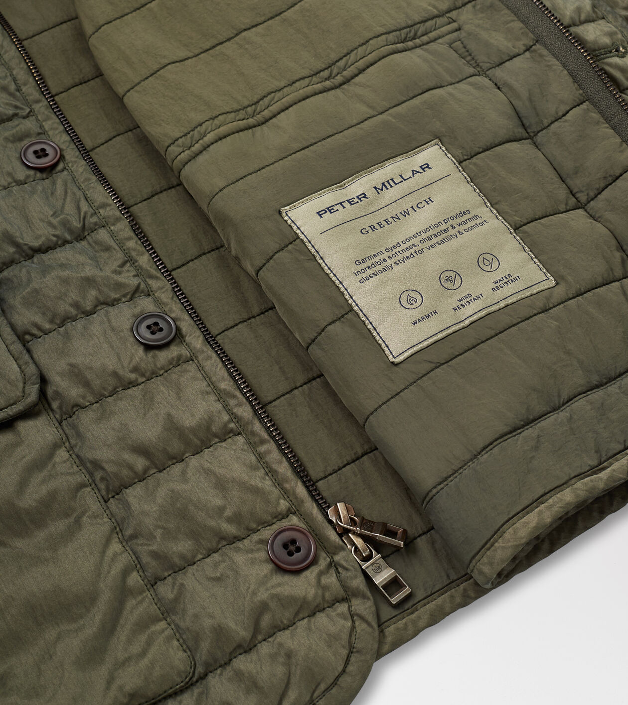 Greenwich Garment Dyed Bomber Men s Jackets Coats Peter Millar