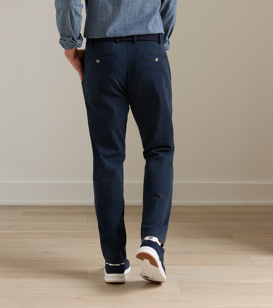 Signature Sateen Flat Front Trouser image number 3