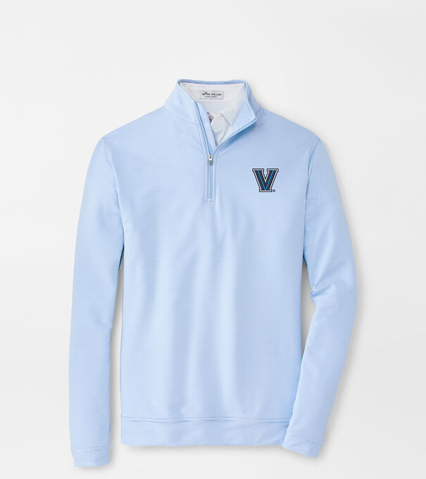Villanova Block V Perth Sugar Stripe Performance Quarter-Zip
