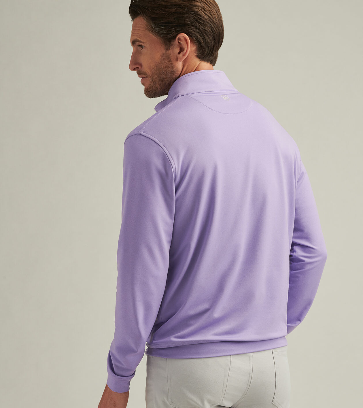 Perth Mélange Performance Quarter-Zip | Men's Pullovers