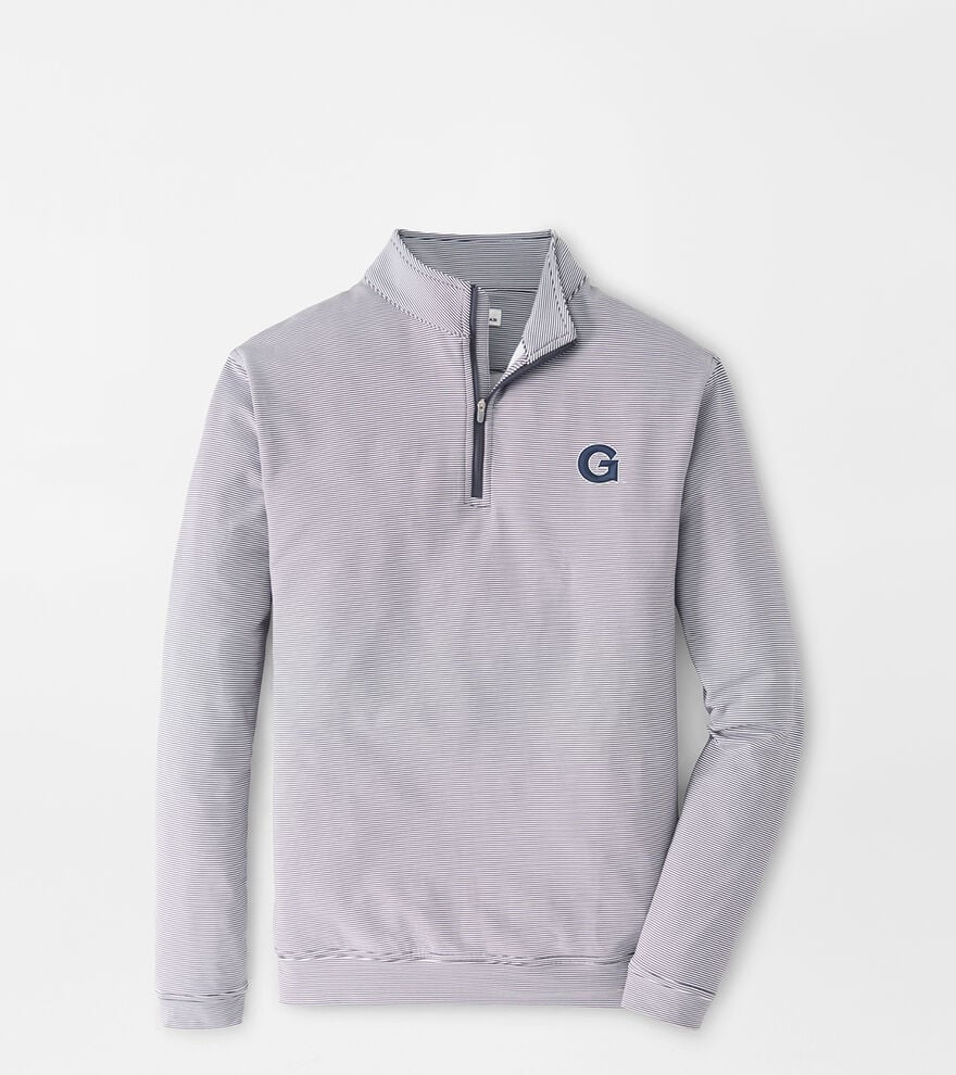 Georgetown Perth Mini-Stripe Performance Pullover image number 2