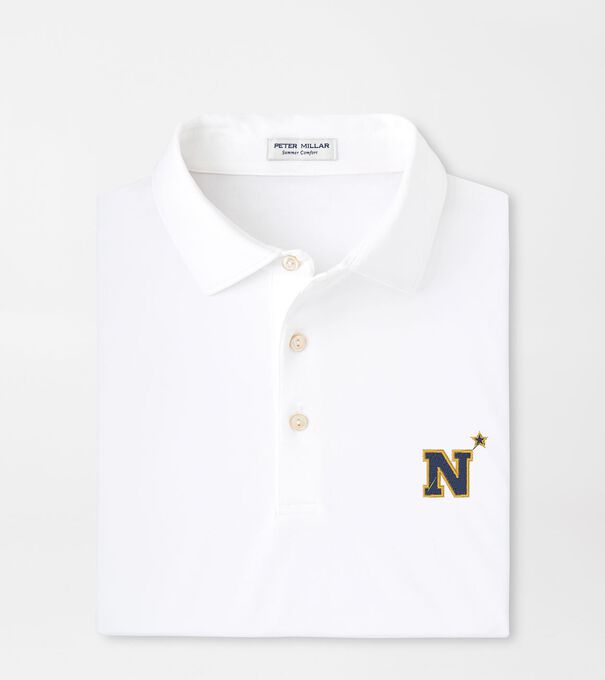 Naval Academy Solid Performance Jersey Polo