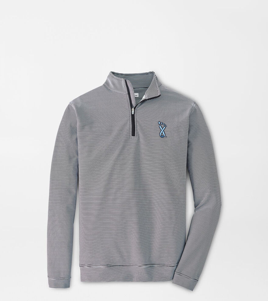 UNC Lineberger Cancer Center Perth Mini-Stripe Performance Pullover image number 1