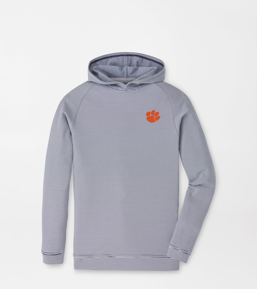 Clemson Pine Youth Sugar Stripe Performance Hoodie image number 1