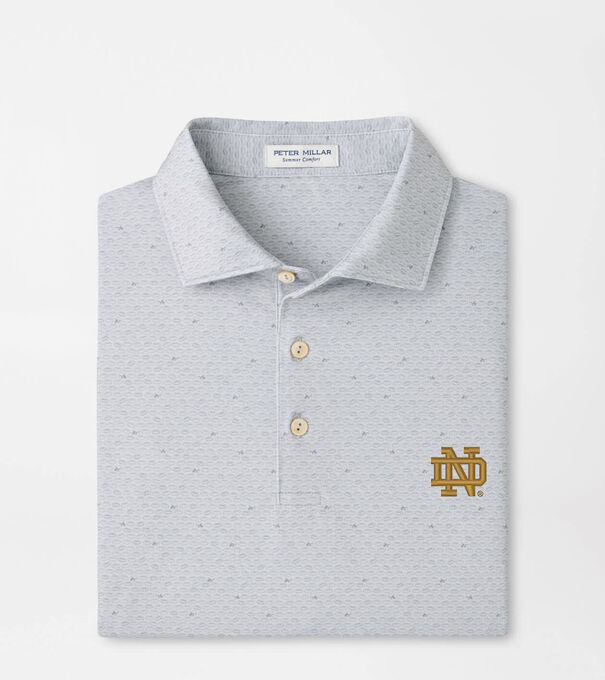 Notre Dame On The Ball Performance Jersey Polo