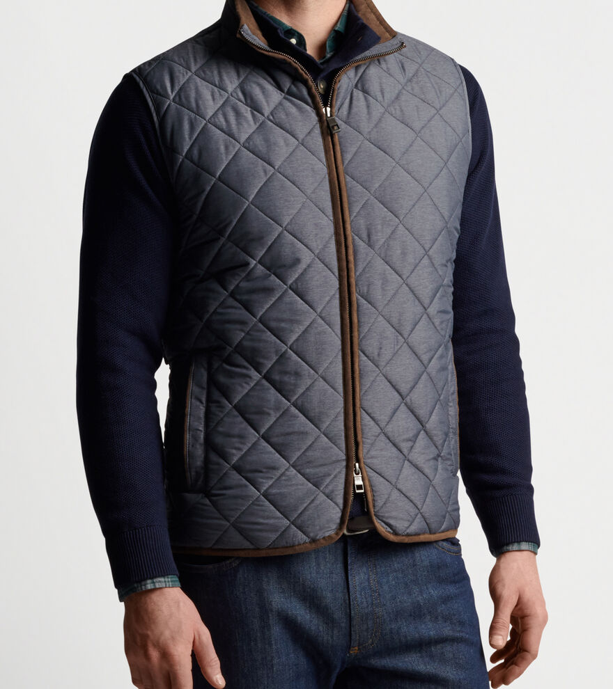 Essex Quilted Travel Vest Men's Vests Peter Millar