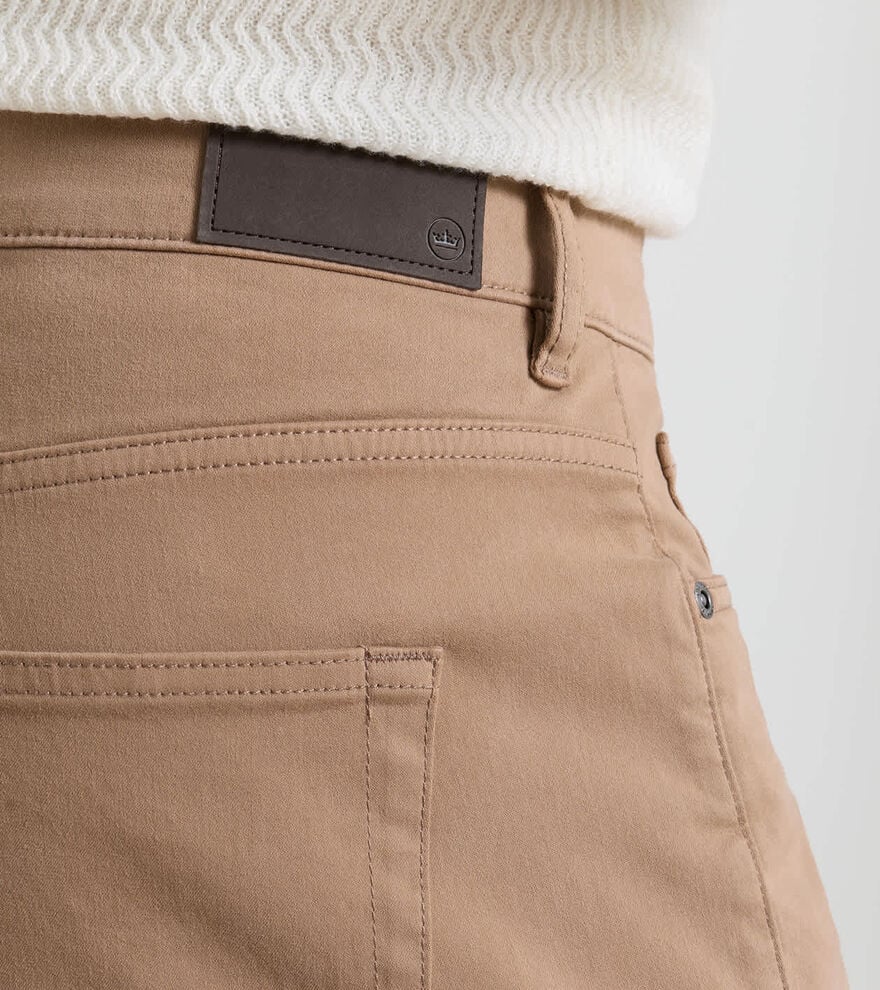 Signature Sateen Five-Pocket Pant image number 4