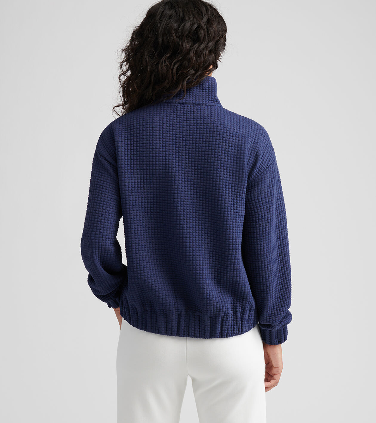 Flora Knit Jacquard Full-Zip Layer | Women's Outerwear