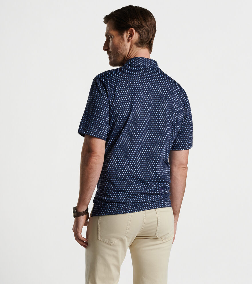Pilot Mill Epic Solo Printed Short-Sleeve Polo image number 3