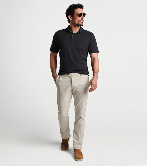 Concorde Garment-Dyed Flat-Front Trouser